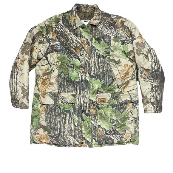 Duxbak Hunting Jacket Vintage RealTree Camo Quilted Lined Mens XL Camouflage - Picture 1 of 8